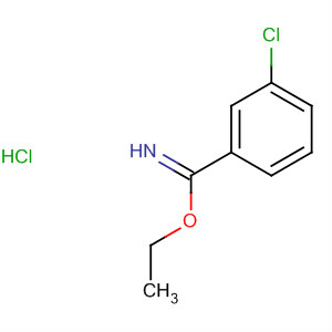 Benzenecarboximidic acid, 3-chloro-, ethyl ester, hydrochloride结构式