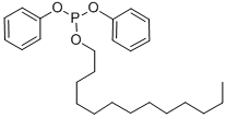 Structure of diphenyl tridecyl phosphite