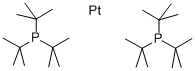 Structure of BIS(TRI-T-BUTYLPHOSPHINE)PLATINUM(0)