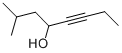 Structure of 2-METHYL-5-OCTYN-4-OL