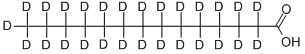Structure of TETRADECANOIC-D27 ACID