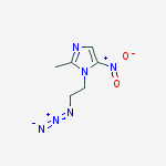 Structure of 1-(2-azidoethyl)-2-methyl-5-nitro-1H-imidazole