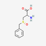 Chemical structure of (2R)-2-Amino-3-(benzylsulfinyl)propanoic acid