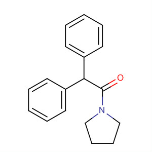 Structure of Pyrrolidine, 1-(diphenylacetyl)-
