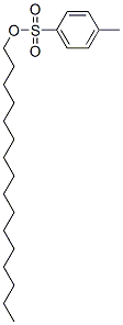 Structure of 4-Methylbenzenesulfonic acid hexadecyl ester