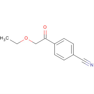 Structure of Benzonitrile, 4-(ethoxyacetyl)-