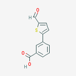 Structure of 3-(5-Formylthien-2-yl)benzoic acid