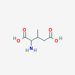 Structure of 3-methylglutamic acid