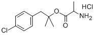 Structure of ALAPROCLATE HYDROCHLORIDE