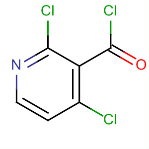 Structure of 3-Pyridinecarbonyl chloride, 2,4-dichloro-