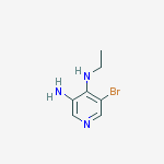 Structure of 5-bromo-N4-ethylpyridine-3,4-diamine