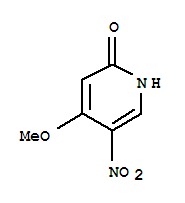 Structure of 5-NITRO-2-HYDROXY-4-METHOXYPYRIDINE