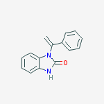 3-(1-phenylethenyl)-1h-benzimidazol-2-one结构式