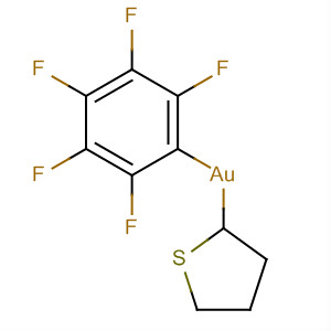 Gold, (pentafluorophenyl)(tetrahydrothiophene)-结构式