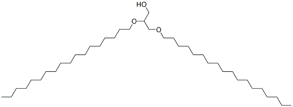 Structure of 2,3-bis(octadecyloxy)propan-1-ol