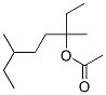 Structure of 3,6-dimethyl-3-octyl acetate