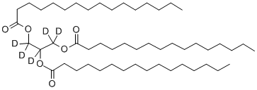 Structure of GLYCERYL-D5 TRIHEXADECANOATE