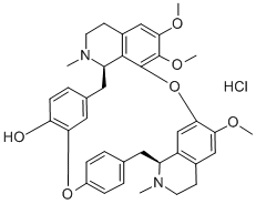 Structure of BERBAMINE DIHYDROCHLORIDE