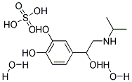 Structure of (plus-minus)-isoproterenol hemisulfate
