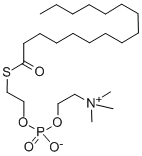 4-OXIDE-4-HYDROXY-N,N,N-TRIMETHYL-9-OXO-3,5-DIOXA-8-THIA-4-PHOSPHATETRACOSAN-1-AMINIUM, INNER SALT结构式