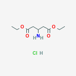 Structure of diethyl 3-aminopentanedioate