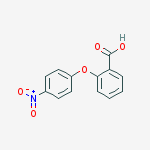 Structure of 2-(4-NITROPHENOXY)BENZENECARBOXYLIC ACID