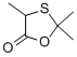 Structure of 2,2,4-trimethyl-1,3-oxathiolan-5-one