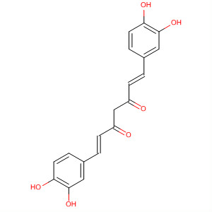Structure of 1,6-Heptadiene-3,5-dione, 1,7-bis(3,4-dihydroxyphenyl)-, (E,E)-
