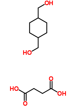 Structure of POLY(1,4-CYCLOHEXANEDIMETHYLENE SUCCINATE)