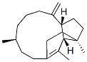 Chemical structure of (1R,3aR,8S,12aR)-1,2,3,3a,4,5,6,7,8,9,10,12a-Dodecahydro-1,8,12-trimethyl-4-methylene-1,11-ethanocyclopentacycloundecene