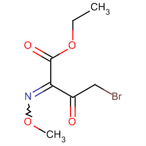 Structure of 4-Bromo-2-(methoxyimino)-3-oxobutanoic acid ethyl ester