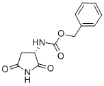 (S)-benzyl 2,5-dioxopyrrolidin-3-ylcarbamate结构式