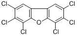 Structure of 2,3,4,6,7,8-Hexachlorodibenzofuran