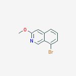 8-Bromo-3-methoxyisoquinoline结构式