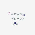 Structure of 5-ISOQUINOLINAMINE,7-FLUORO-