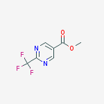 Structure of 5-PyriMidinecarboxylic acid, 2-(trifluoroMethyl)-, Methyl ester
