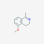 Structure of ISOQUINOLINE,3,4-DIHYDRO-5-METHOXY-1-METHYL-