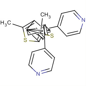 Structure of Pyridine,4,4'-[1-cyclopentene-1,2-diylbis(5-methyl-4,2-thiophenediyl)]bis-
