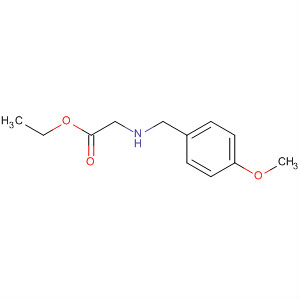 Structure of Glycine, N-[(4-methoxyphenyl)methyl]-, ethyl ester