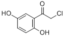 Structure of 2-chloro-2-5-dihydroxyacetophenone