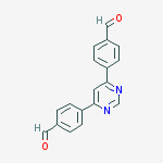 4,4-(4,6-Pyrimidinediyl)bisbenzaldehyde结构式