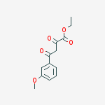 Structure of Ethyl 4-(3-methoxyphenyl)-2,4-dioxobutanoate