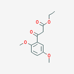 ethyl 3-(2,5-dimethoxyphenyl)-3-oxopropanoate结构式