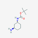 Structure of CARBAMIC ACID,[(1R,3R)-3-AMINOCYCLOHEXYL]-,1,1-DIMETHYLETHYL ESTER,REL-