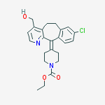 Structure of 4-Hydroxymethyl Loratadine