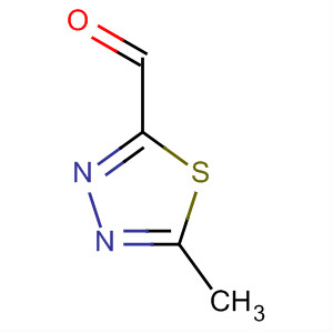 Structure of 1,3,4-Thiadiazole-2-carboxaldehyde, 5-methyl-