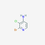 4-Amino-2-bromo-3-chloropyridine结构式