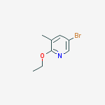 Structure of 5-Bromo-2-ethoxy-3-methylpyridine