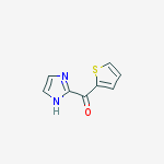 Structure of METHANONE,1H-IMIDAZOL-2-YL-2-THIENYL-