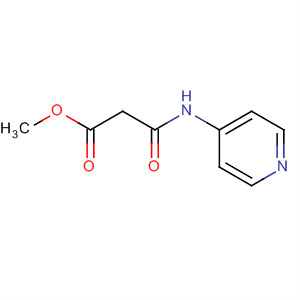Propanoic acid, 3-oxo-3-(4-pyridinylamino)-, methyl ester结构式